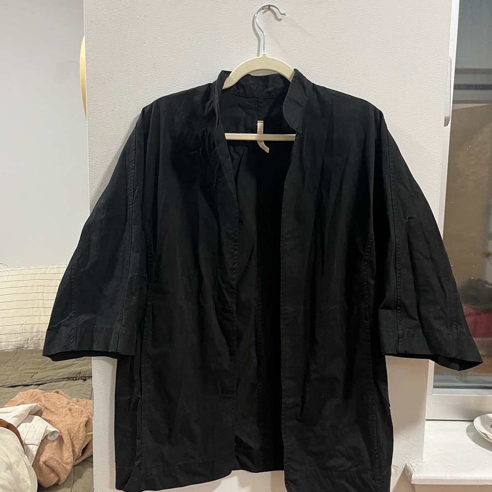 Japanese Black Cotton Chore Coat